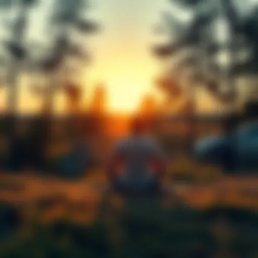 A person meditating outdoors in Sweden, surrounded by nature, symbolizing the search for Kriya lineage guidance.