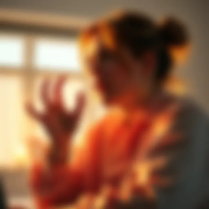 Ky Dickens sharing her thoughts on how The Telepathy Tapes changed her view of reality in a bright room