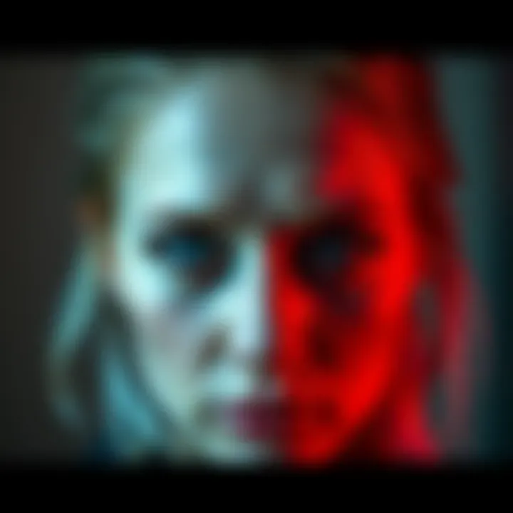 An image that appears to show the face of a lady, with varying interpretations among viewers.