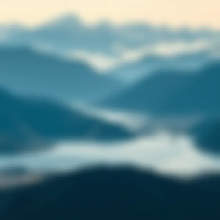 A scenic view of Lake Van surrounded by mountains, with a hint of fog over the water.