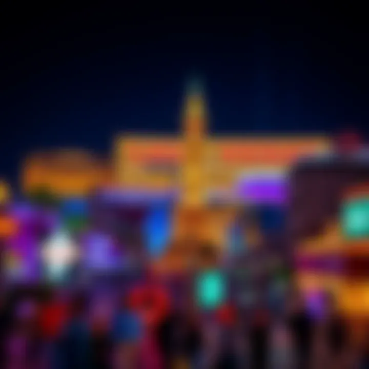 The Las Vegas skyline illuminated at night with bright lights and a lively atmosphere, representing a potential home for GA's investigations.