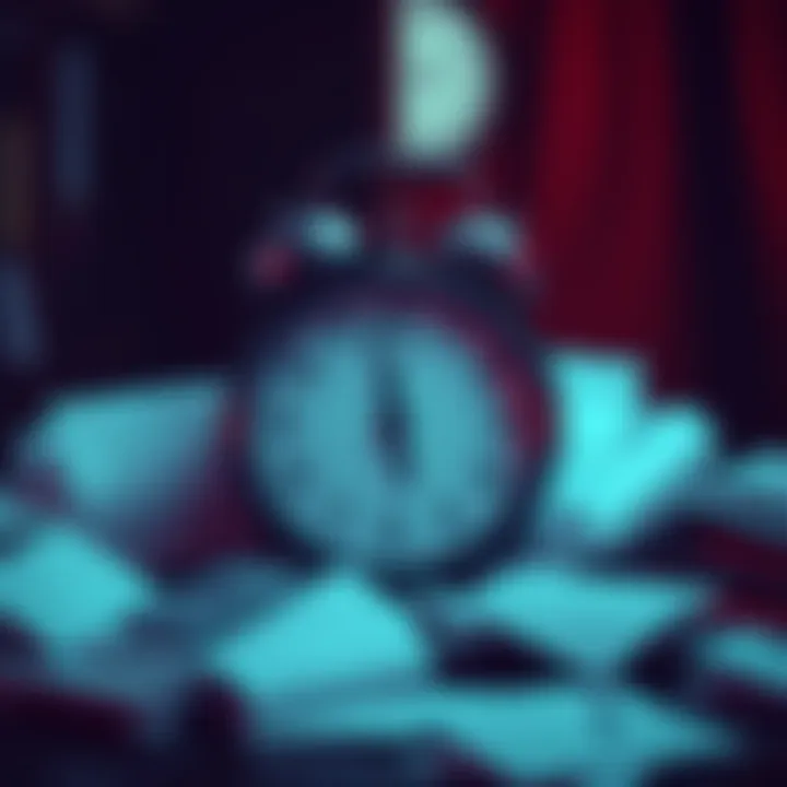 A clock showing time running out with placement documents scattered around, symbolizing delays in meeting deadlines.
