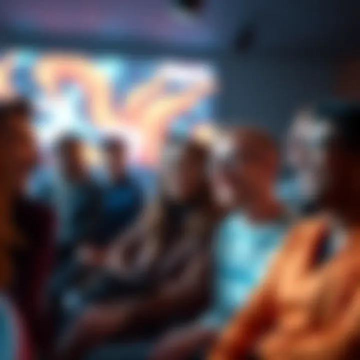 A group of people laughing while interacting in an online forum about funny trends.