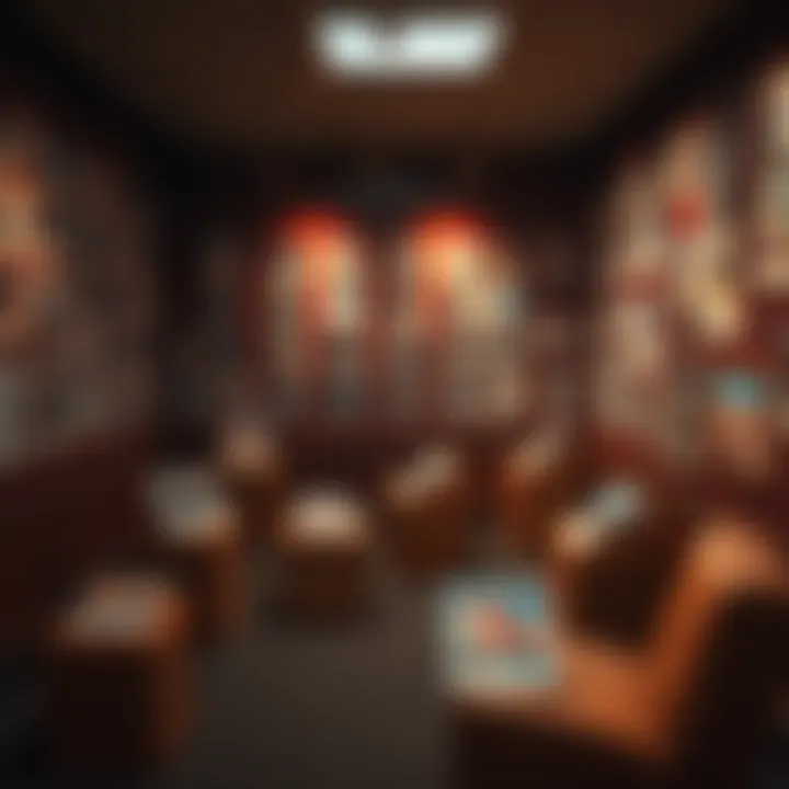 A collection of Polaroid photos displayed in a museum setting, showcasing moments from Lee Shapiro's life and mysterious final image.