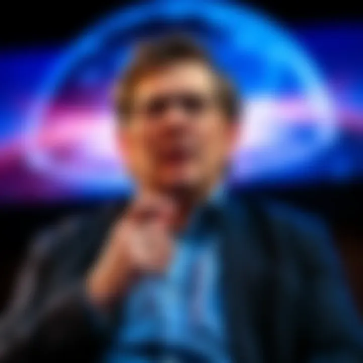 Lee Strobel Discussing Faith Christian author Lee Strobel speaking about faith and life beyond Earth, with a thoughtful expression