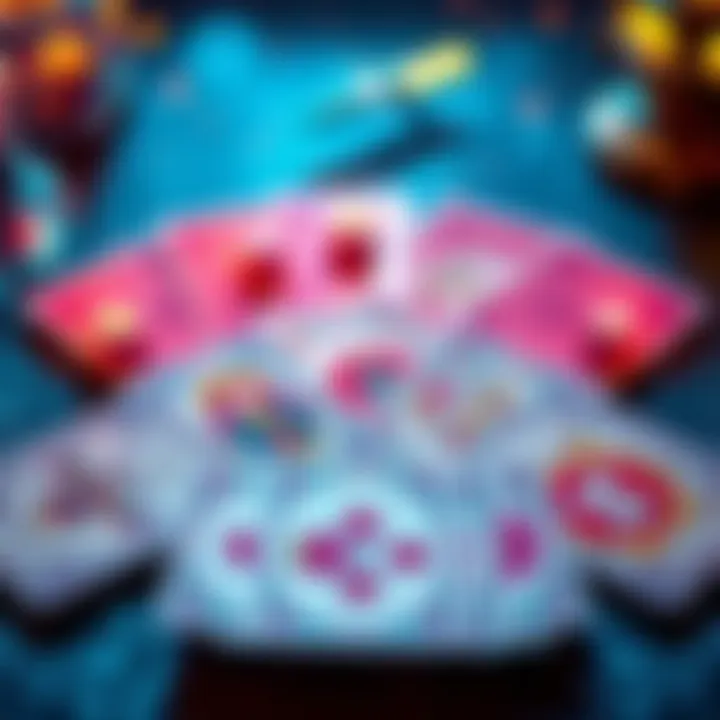 A vibrant image showing a tarot card spread with sparkling effects, inviting people to get free yes/no Lenormand readings. There is a welcoming atmosphere with bright colors.