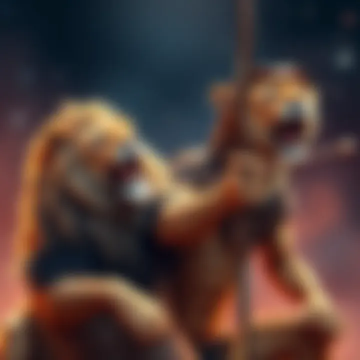 A joyful Leo and Sagittarius together, sharing a laugh and a moment of connection, symbolizing their strong bond.