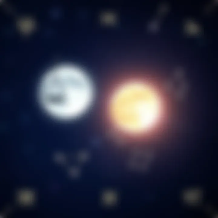 A vibrant night sky showing constellations and a glowing full moon representing Libra. The image symbolizes emotional depth and personal growth.