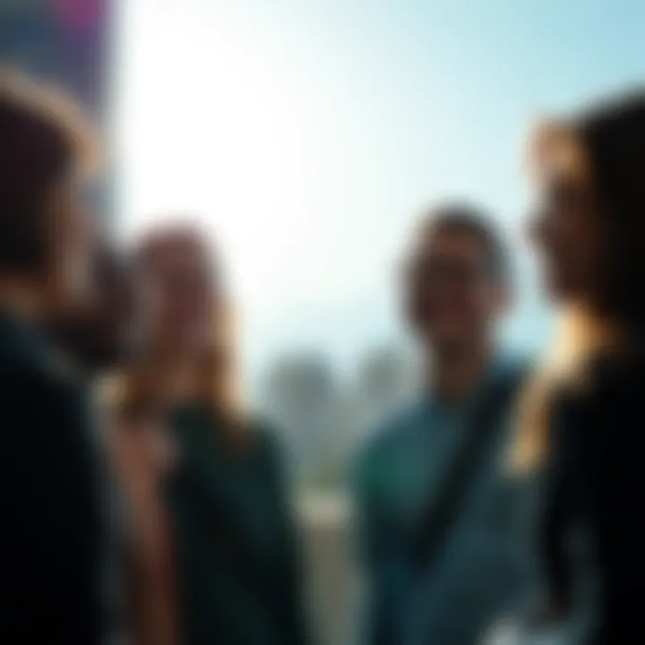 A group of people representing Libras smiling and nodding in a friendly way, showcasing their sociable nature.
