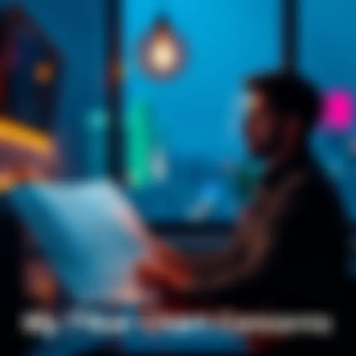 Individual sitting at a table with a life chart, reflecting on their future with a concerned expression