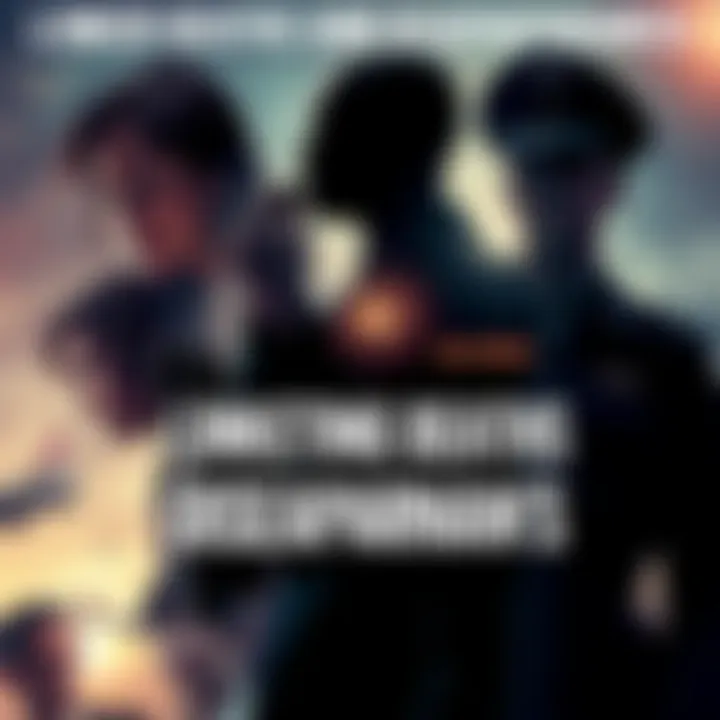 A collage of six photos representing individuals connected to U.S. defense research, featuring a silhouette of an aerospace engineer and a military officer.