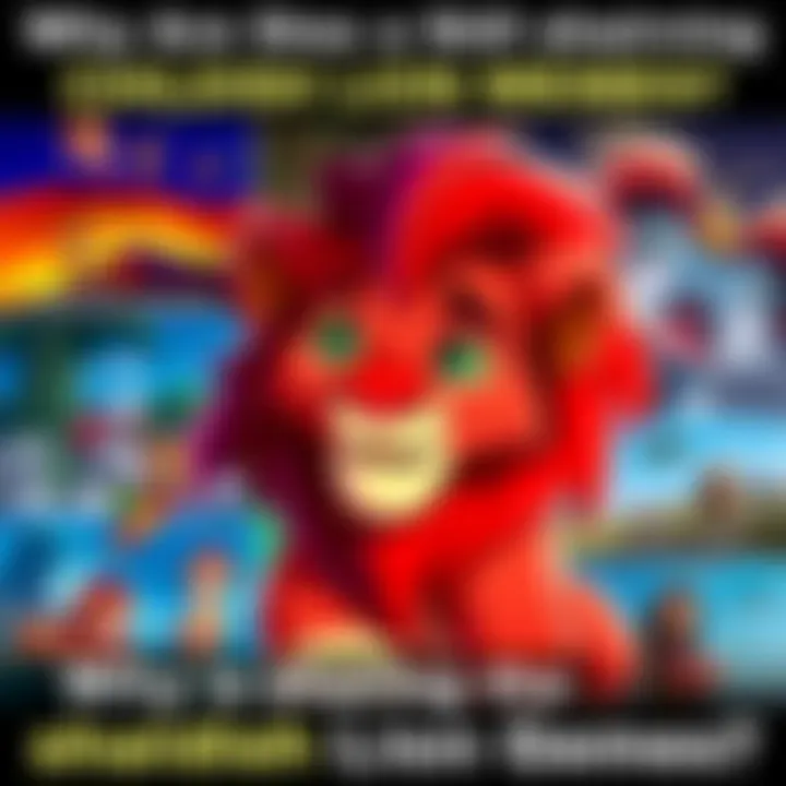 Childish Lion King Meme A collage of popular Lion King memes and stills, featuring playful characters and humorous captions, representing the trend of sharing childish content on social media.
