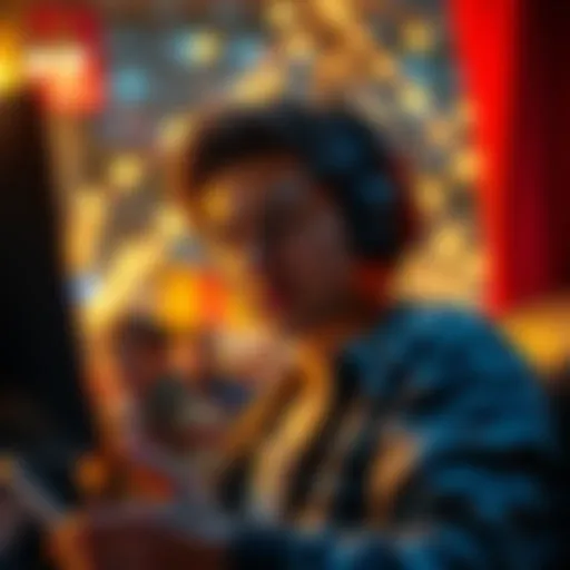 A person enjoying music while recognizing Capricorn traits in someone, with a thoughtful expression