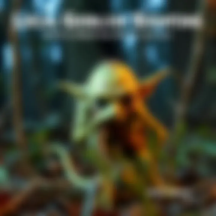 A small goblin with green skin and pointed ears caught on camera in a wooded area, surprising nearby residents.