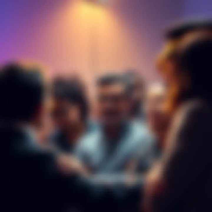 A group of concerned community members discuss the recent revelations about local educators and officials connected to the Epstein files.