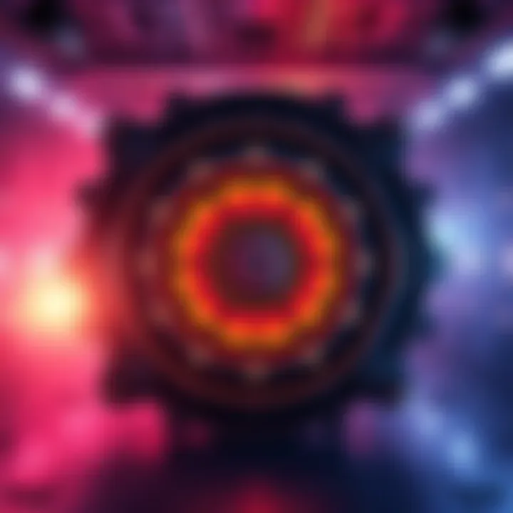 A representation of Lockheed Martin's Compact Fusion Reactor technology with futuristic elements.