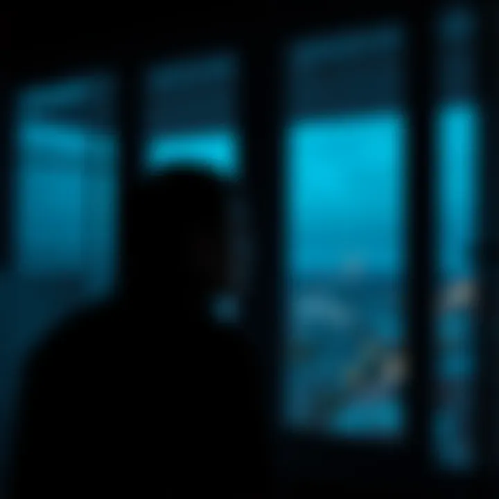 A person gazes out of a window, reflecting on years of solitude and longing for love.