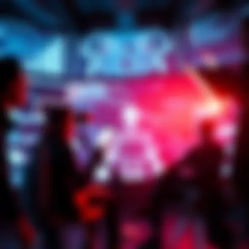 A scene showing a person being interviewed with a digital backdrop, questioning the nature of reality versus AI.