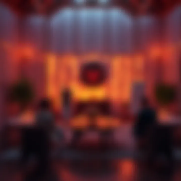 A warm and inviting space set up for Love and Reconciliation Readings, featuring candles and a cozy atmosphere, inviting people to share their questions.