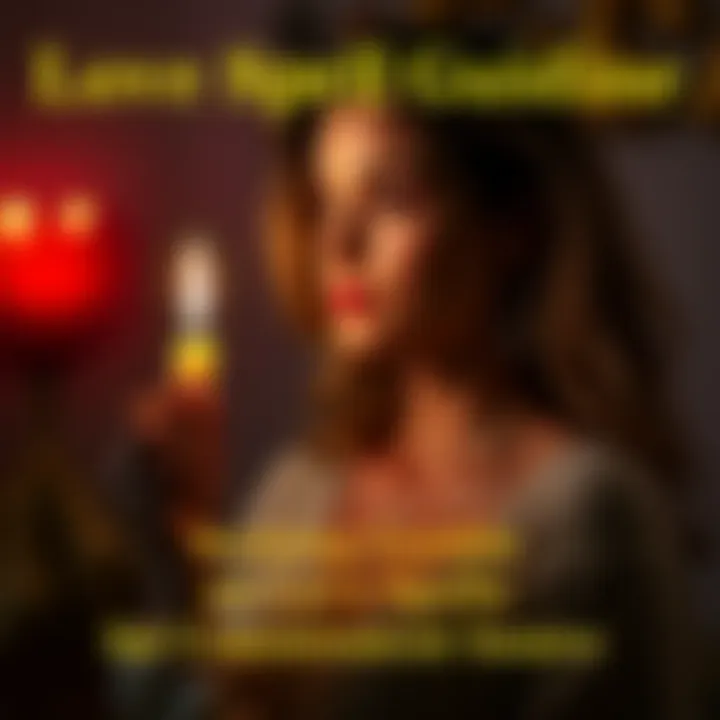 A woman holding a candle and a heart symbol, looking contemplative about her relationship and commitment issues.
