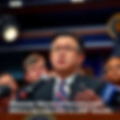 Lue Elizondo expressing frustration about government silence on UAP issues during a press event