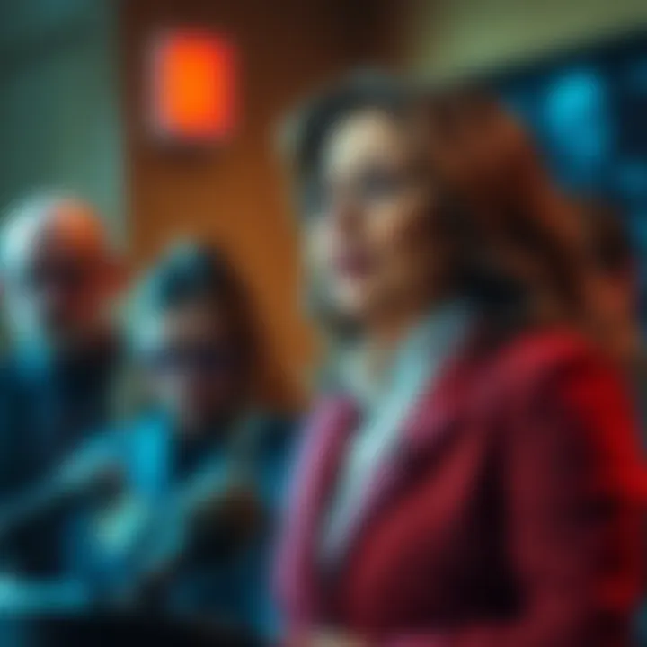 Representative Anna Paulina Luna speaking at a press conference about UFO documents