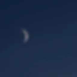 A clear night sky with a partially obscured full moon, representing the lunar eclipse in Virgo