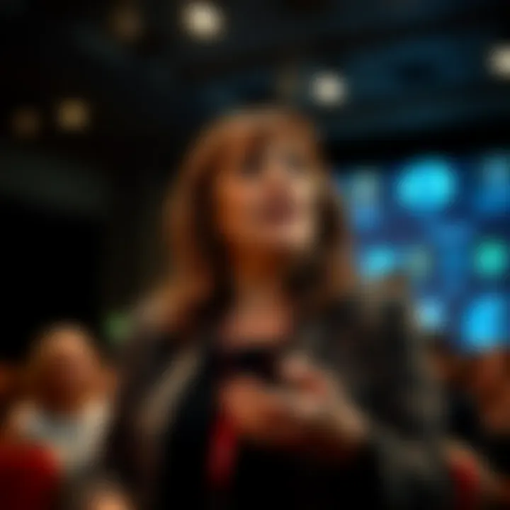 UFO Researcher Lynda Thompson Lynda Thompson speaking about her abduction experience at a conference