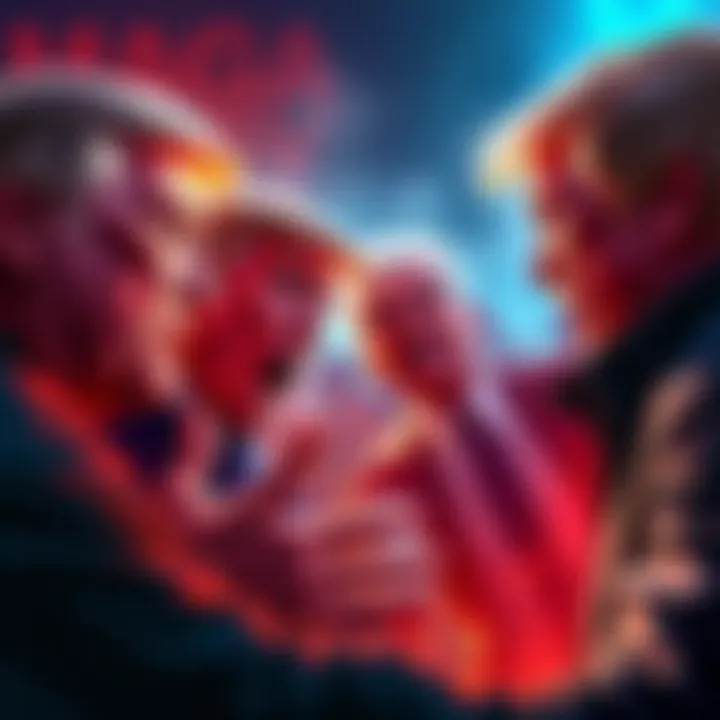 People from MAGA and left factions confront each other in a heated argument about Kirk, showcasing tension and division.