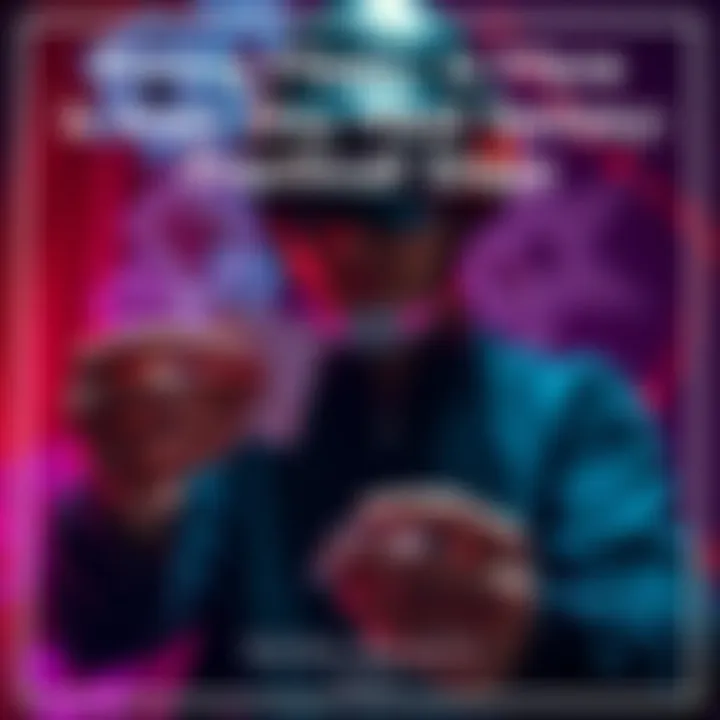 A person performing a simple magic trick with cards, showing a sense of wonder and belief.