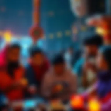 People awake during Mahashivratri at 3 AM with coffee in hand, discussing their energy levels