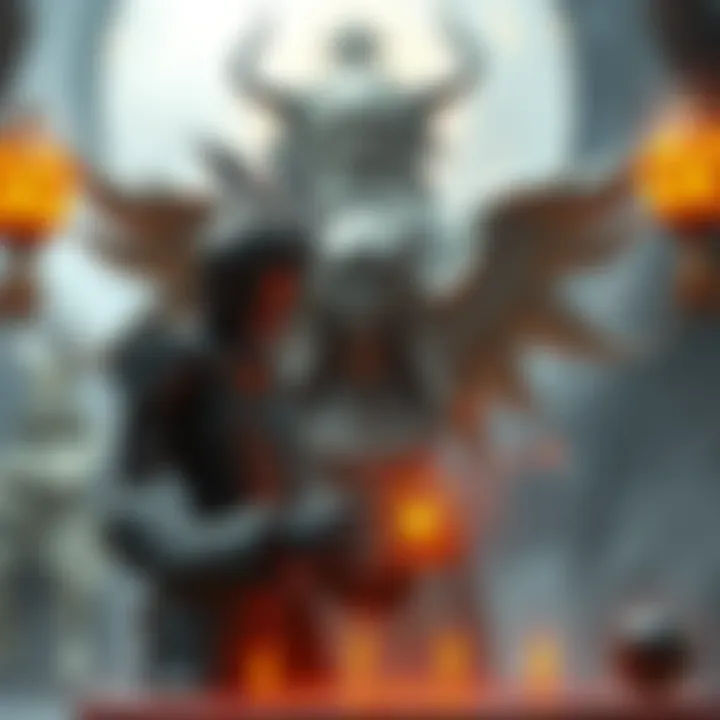 An artistic representation showing Mal-2 interacting with symbols of early Discordian figures, featuring Eris in the background.