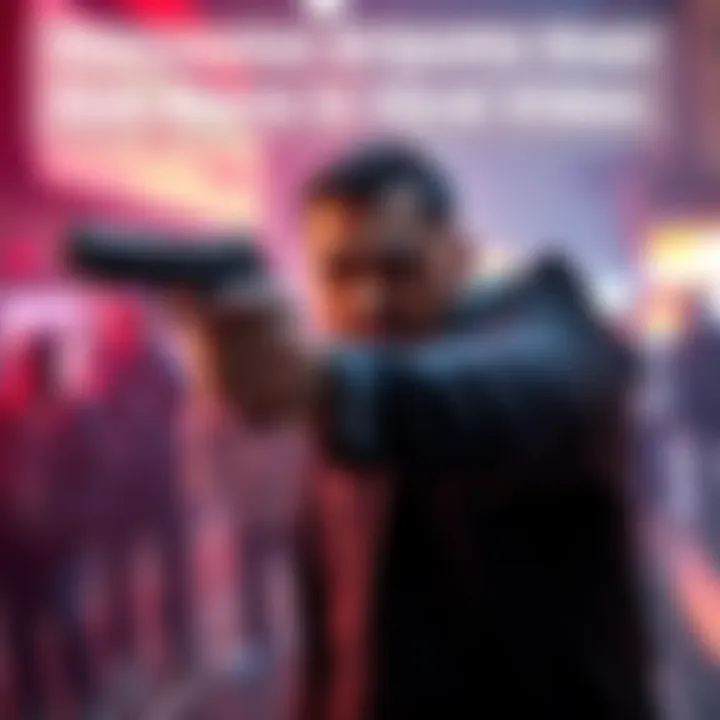 A man appears to brandish a gun in a tense situation, raising concerns among viewers about gun ownership and safety.