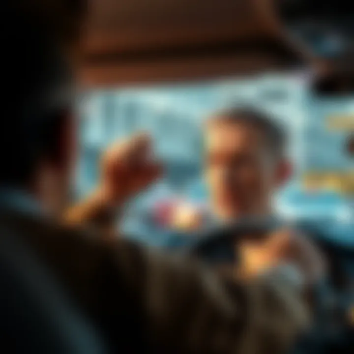 A 54-year-old man grips the steering wheel, showing a mix of anger and determination while driving in traffic.