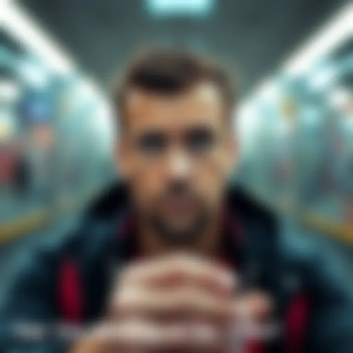 A man in a video seeking identification, looking directly at the camera with a neutral expression, set against a blurred background.