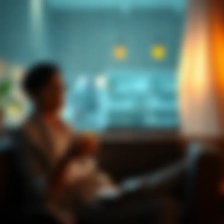A person sitting quietly, looking thoughtful while holding a cup of tea, reflecting on their feelings of desire.
