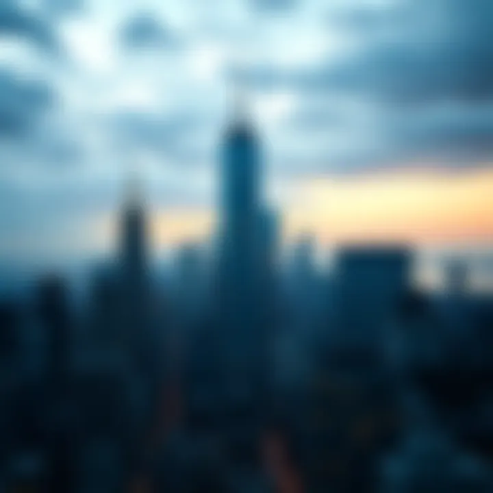 A view of Manhattan with skyscrapers, highlighting the urban landscape where the 9/11 events occurred.