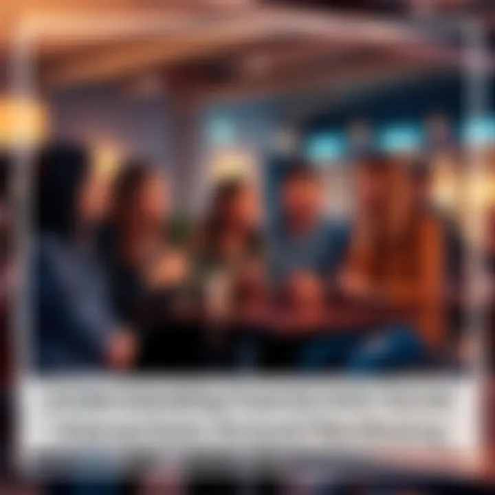 People discussing manifestation goals Group of friends sharing their manifestation goals in a casual setting