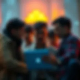 Group of people discussing the authenticity of new Mansi photos online