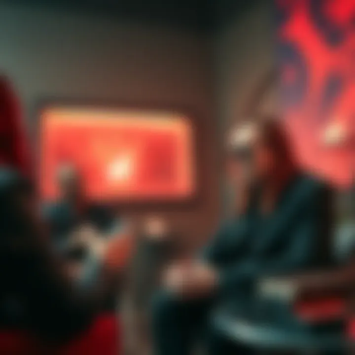 Marilyn Manson talking about his views on Satanism in an interview setting