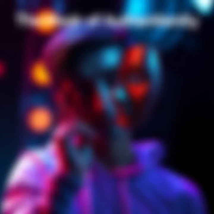 The Mask of Authenticity A thought-provoking depiction of a person holding a theater mask, symbolizing the struggle between self-awareness and performance in life.