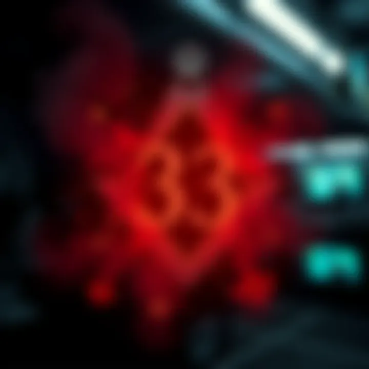 A visual representation of Masonic symbols including the number 33, surrounded by dark themes, reflecting a serious atmosphere connected to a shooting incident.