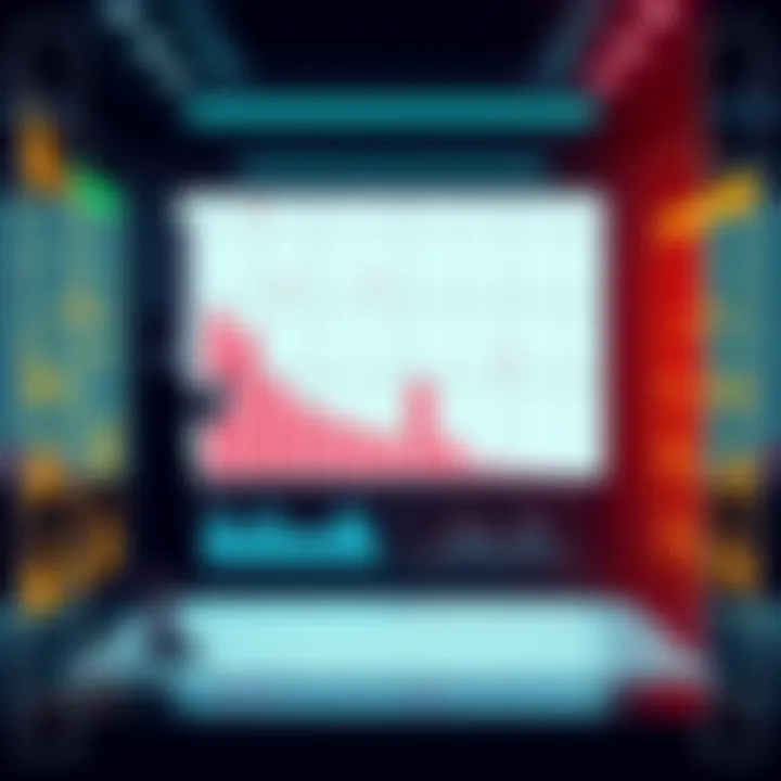 A visual representation of a matrix chart with data points and analysis, encouraging audience discussion.