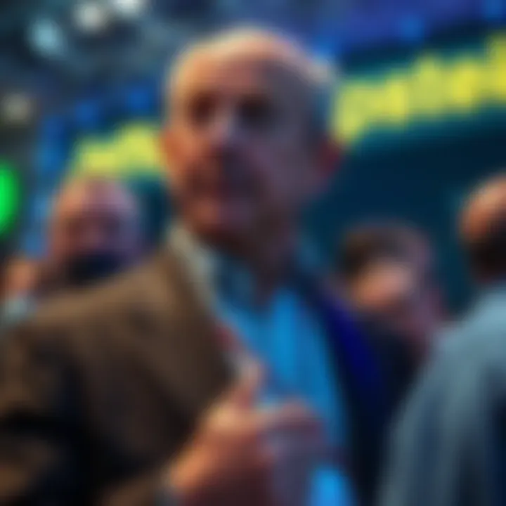 Matthieu Ricard at a public event with a backdrop featuring Jeffrey Epstein's name, suggesting their connection