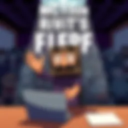 MCToon presenting a detailed critique of a popular flerf during a six-hour commentary, with viewers engaged in the background