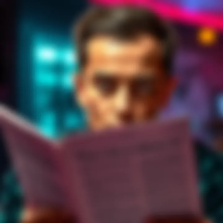 A person looking thoughtful while reading a text that contains the phrase 'What is this in reference to?'