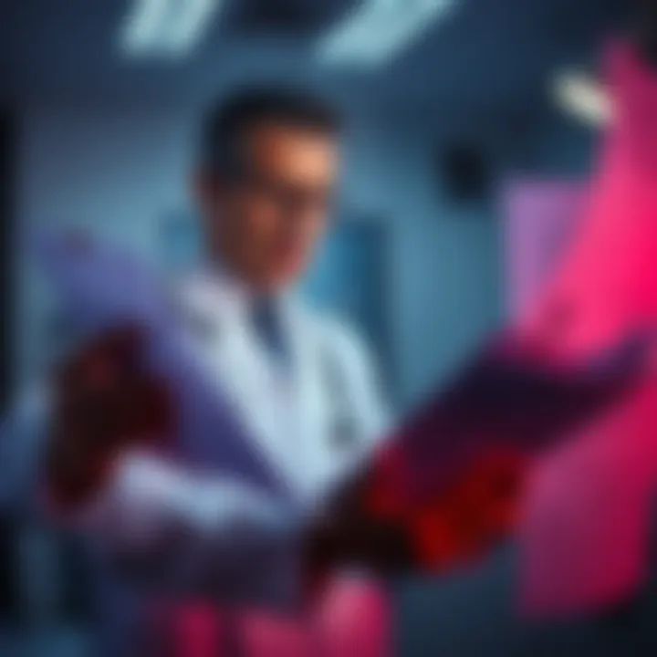 Medical Fraud Exposed A doctor examining medical charts with a look of concern, highlighting frequent procedures linked to fraud.