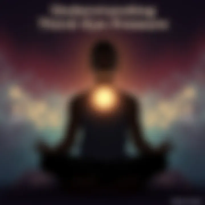 A person sitting cross-legged in a serene setting, eyes closed, with a soft light radiating from their forehead, symbolizing third eye pressure and chakra connection.