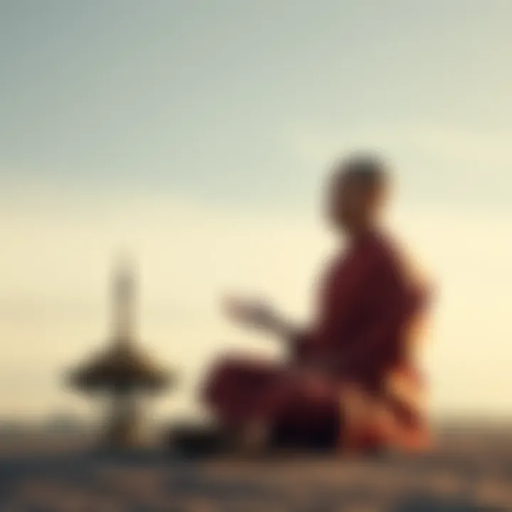 Potprecha Cholvijarn discussing Samma Araham meditation with a calm background