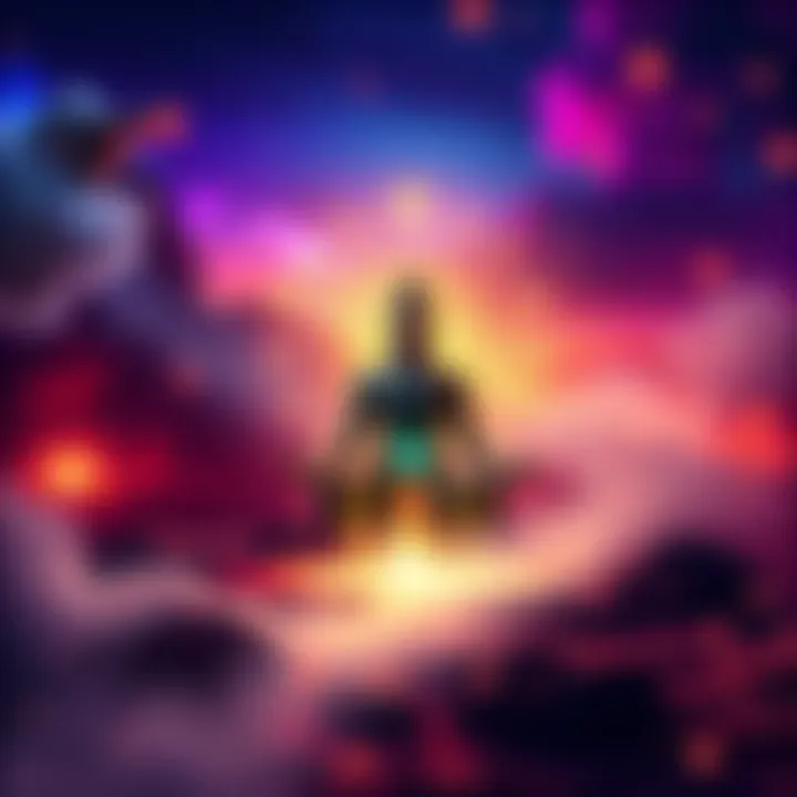 A serene scene showing a person meditating with energy symbols surrounding them, representing the essence of Tantra.